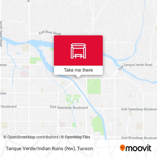 Tanque Verde/Indian Ruins (Nw) map