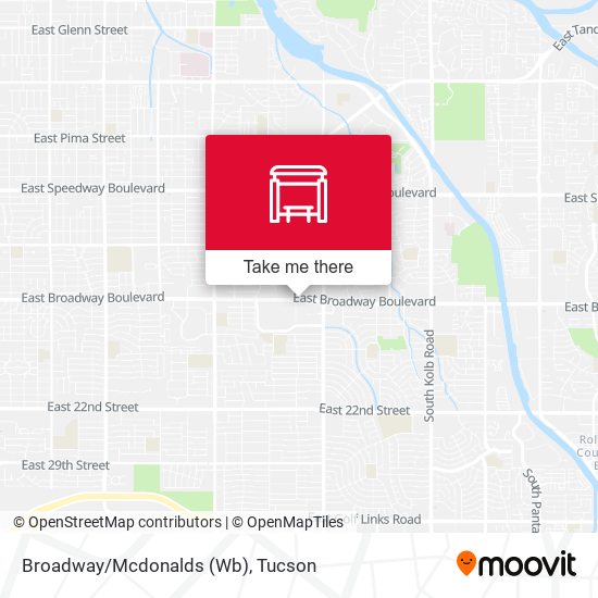 Broadway/Mcdonalds (Wb) map