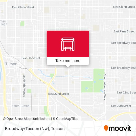 Broadway/Tucson (Nw) map