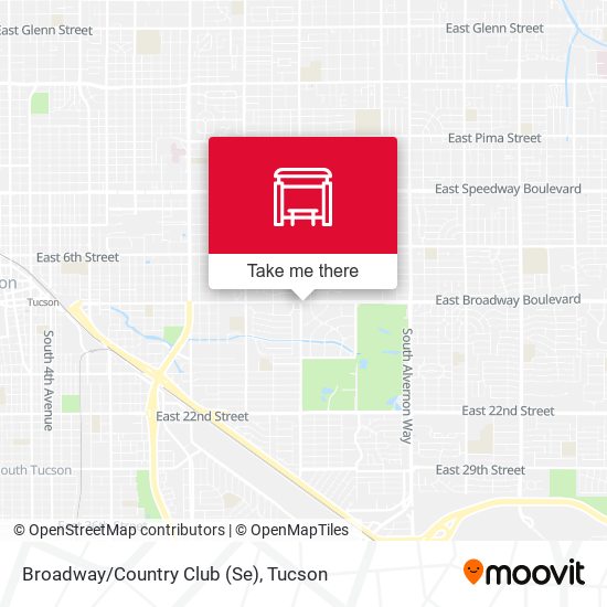 Broadway/Country Club (Se) map