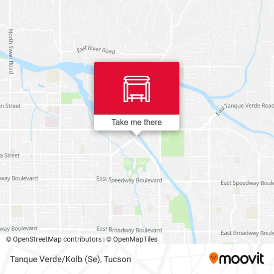 Mapa de Tanque Verde/Kolb (Se)