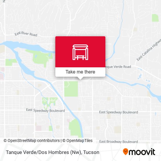 Tanque Verde/Dos Hombres (Nw) map