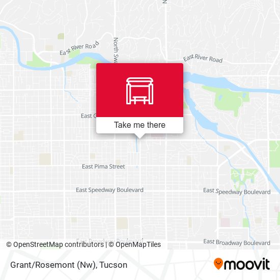 Grant/Rosemont (Nw) map