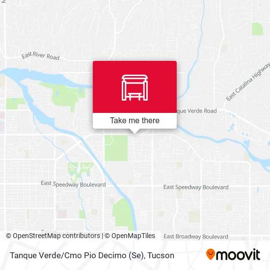 Mapa de Tanque Verde / Cmo Pio Decimo (Se)