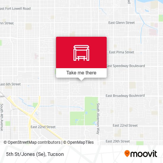 5th St/Jones (Se) map