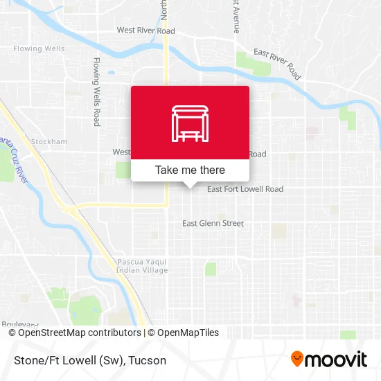 Stone/Ft Lowell (Sw) map