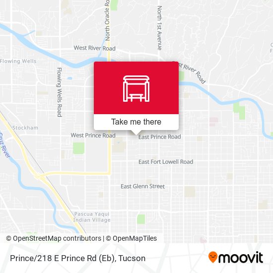 Mapa de Prince/218 E Prince Rd (Eb)