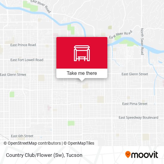 Country Club/Flower (Sw) map