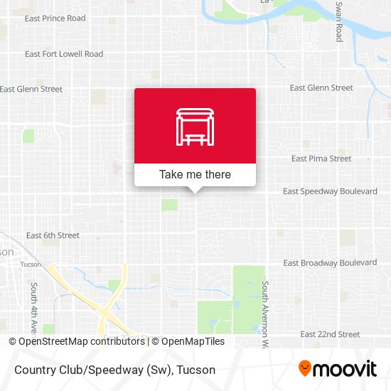 Country Club/Speedway (Sw) map