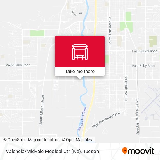 Valencia / Midvale Medical Ctr (Ne) map