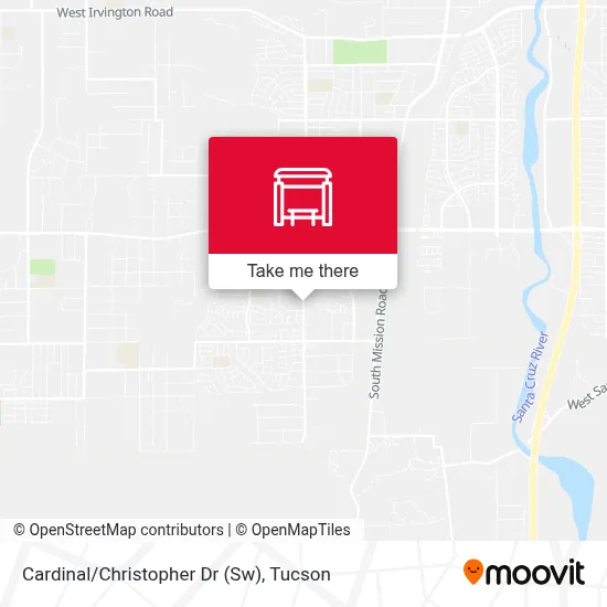 Cardinal/Christopher Dr (Sw) map