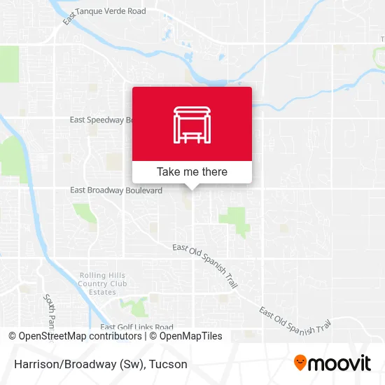 Harrison/Broadway (Sw) map