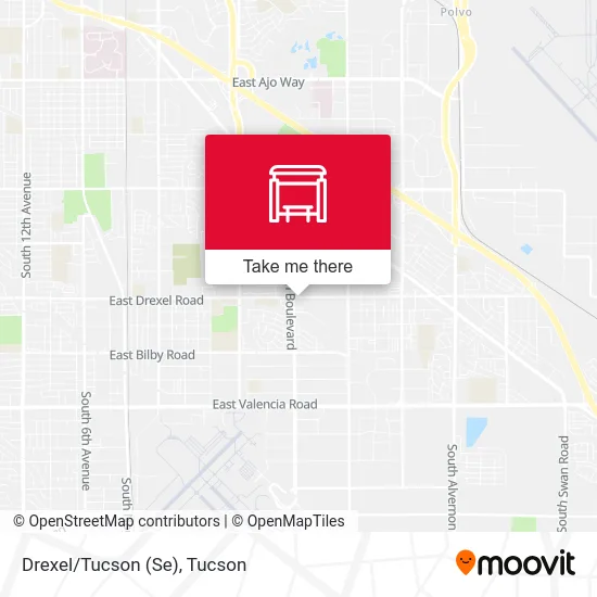Drexel/Tucson (Se) map