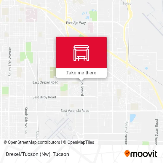 Drexel/Tucson (Nw) map
