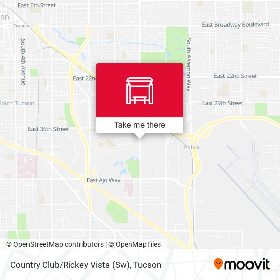 Country Club/Rickey Vista (Sw) map