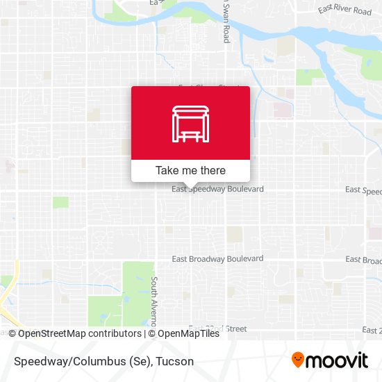 Mapa de Speedway/Columbus (Se)