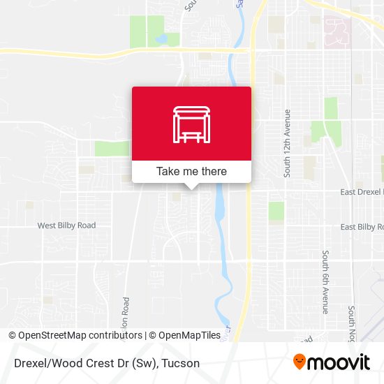 Drexel/Wood Crest Dr (Sw) map