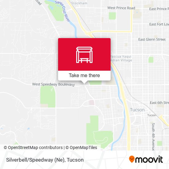 Silverbell/Speedway (Ne) map