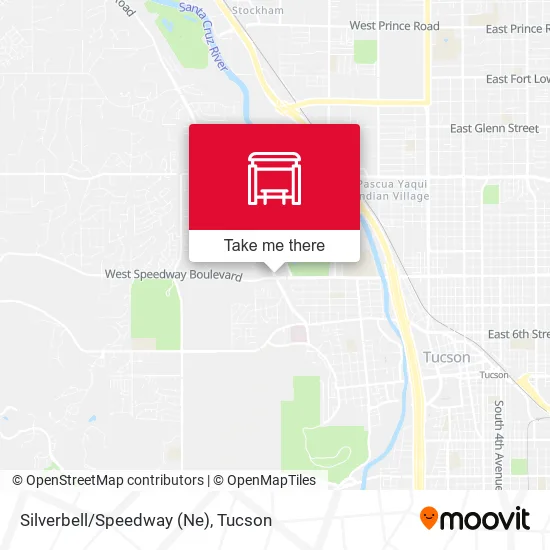 Silverbell/Speedway (Ne) map