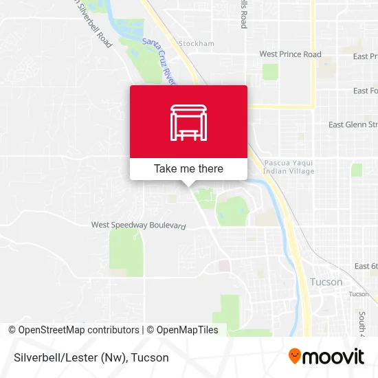 Silverbell/Lester (Nw) map