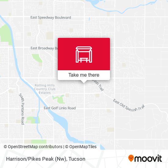 Mapa de Harrison/Pikes Peak (Nw)