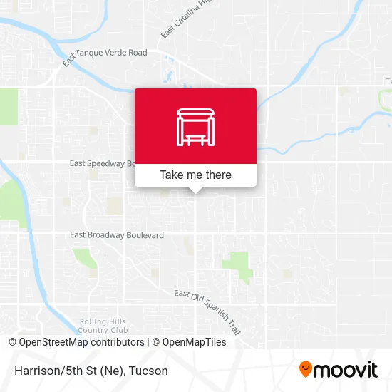 Harrison/5th St (Ne) map