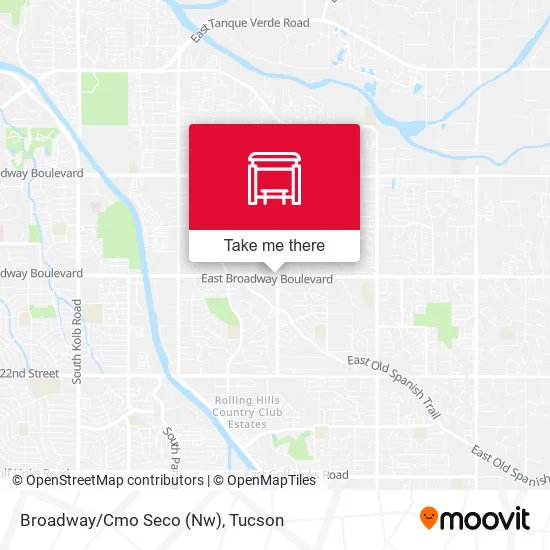Mapa de Broadway/Cmo Seco (Nw)
