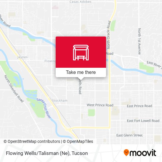 Mapa de Flowing Wells/Talisman (Ne)
