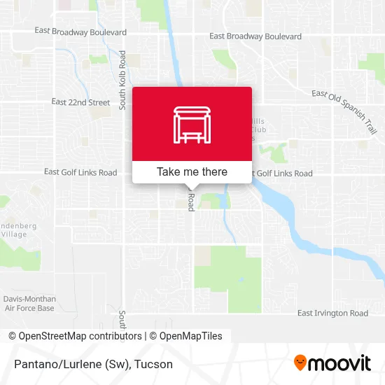 Pantano/Lurlene (Sw) map