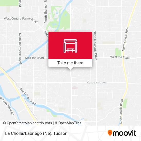 La Cholla/Labriego (Ne) map