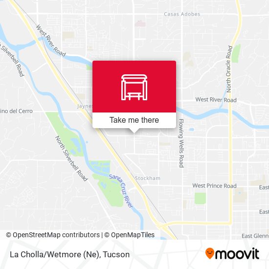 Mapa de La Cholla/Wetmore (Ne)