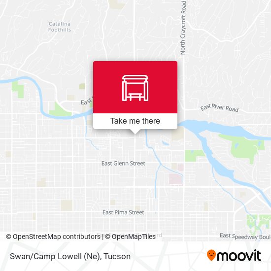 Swan/Camp Lowell (Ne) map