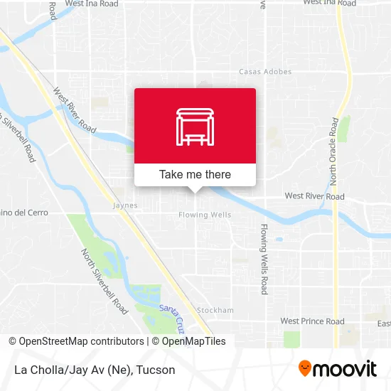 La Cholla/Jay Av (Ne) map