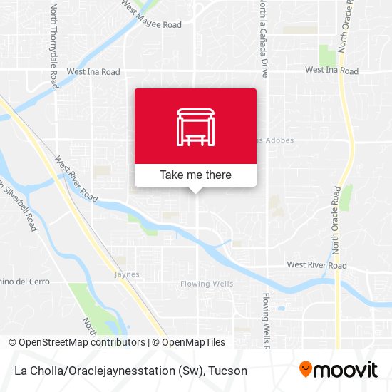 La Cholla / Oraclejaynesstation (Sw) map