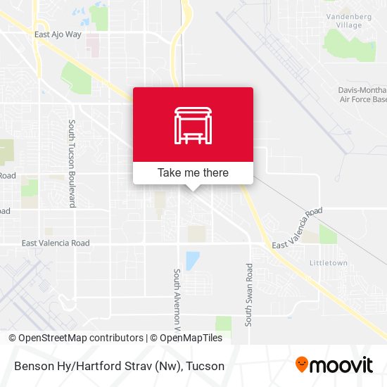 Benson Hy/Hartford Strav (Nw) map