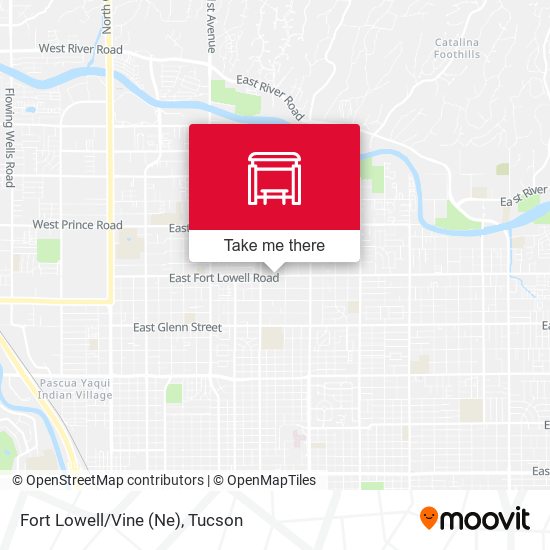 Mapa de Fort Lowell/Vine (Ne)