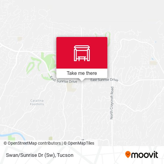 Swan/Sunrise Dr map