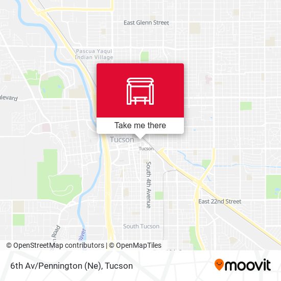 6th Av/Pennington (Ne) map