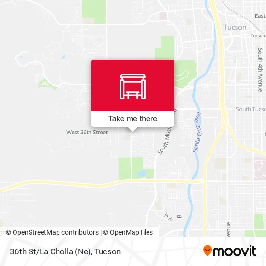 36th St/La Cholla (Ne) map
