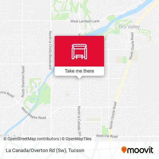 La Canada/Overton Rd (Sw) map