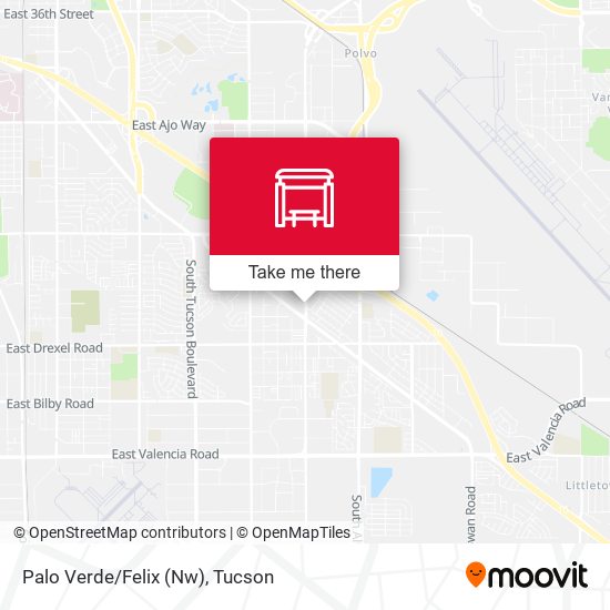 Palo Verde/Felix (Nw) map