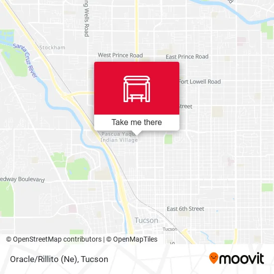 Mapa de Oracle/Rillito (Ne)