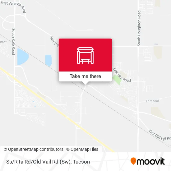 Ss/Rita Rd/Old Vail Rd (Sw) map
