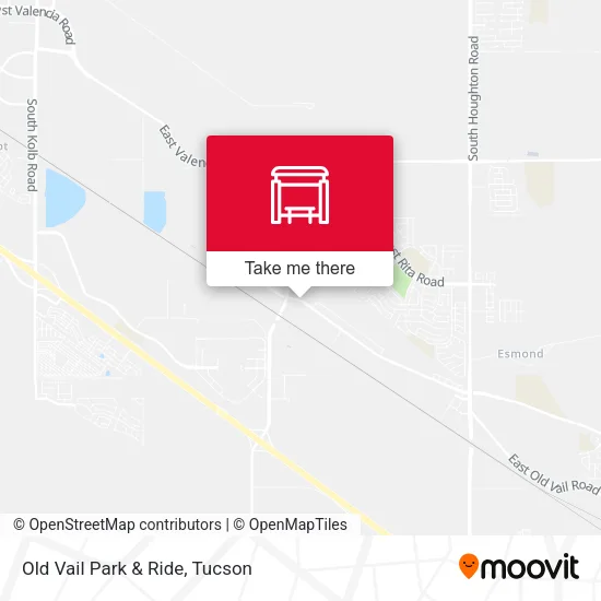 Mapa de Old Vail Park & Ride
