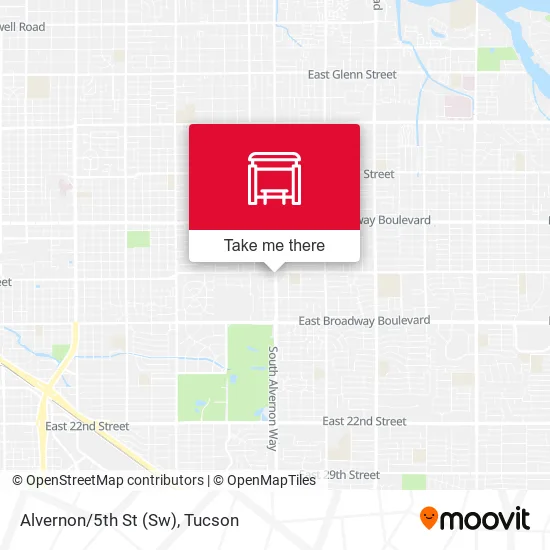 Mapa de Alvernon/5th St (Sw)