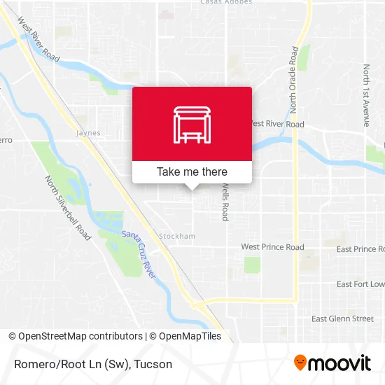 Mapa de Romero/Root Ln (Sw)