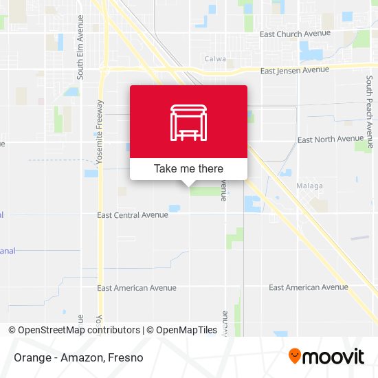 Orange - Amazon map