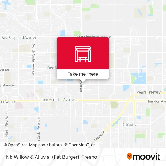 Mapa de Nb Willow & Alluvial (Fat Burger)