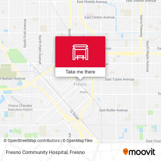 Mapa de Fresno Community Hospital