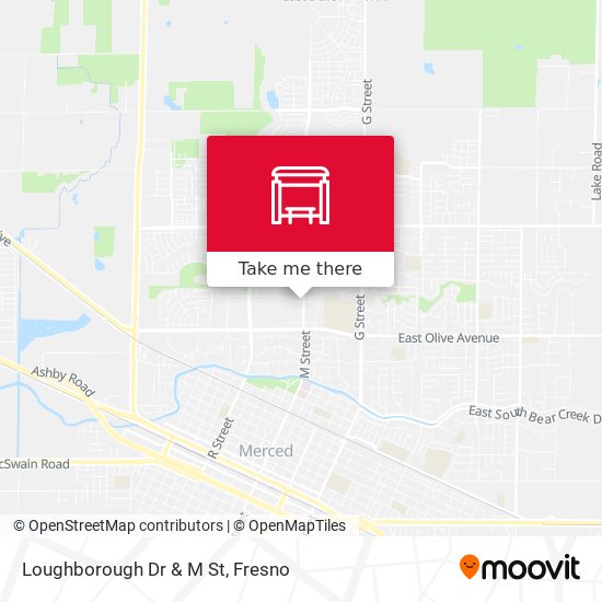 Loughborough Dr & M St map